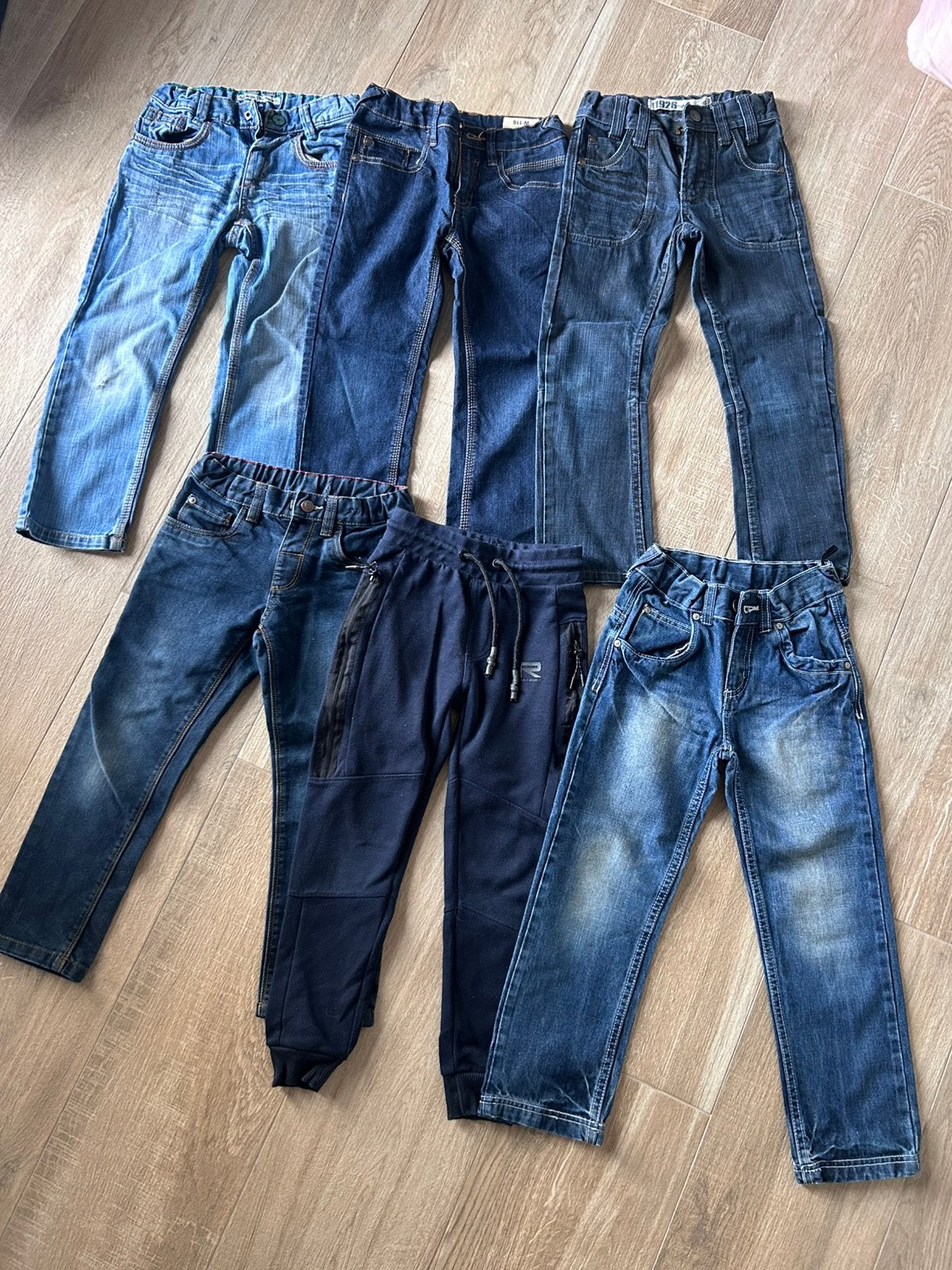 6 broeken Jongens maat 116, Enlèvement, Comme neuf, Taille 116