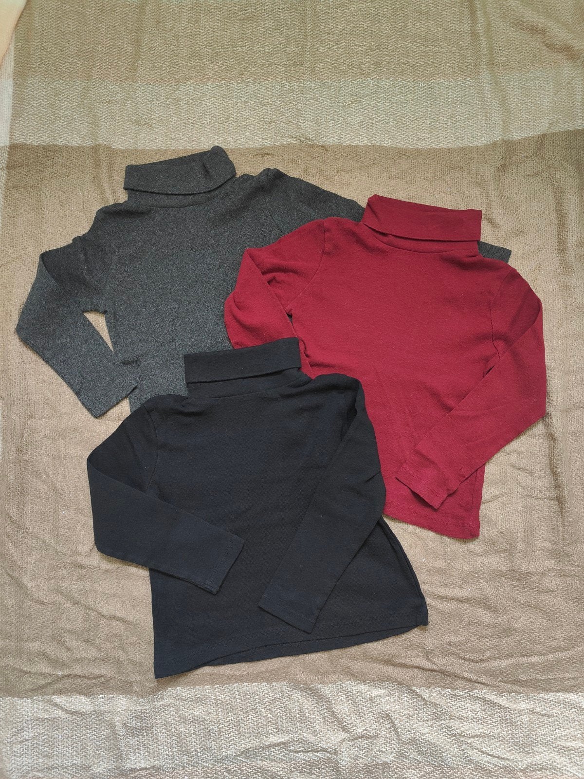 Pakket longsleeves met col 110, Kinderen en Baby's, Kinderkleding | Maat 110, Jongen of Meisje, Ophalen of Verzenden, Zo goed als nieuw