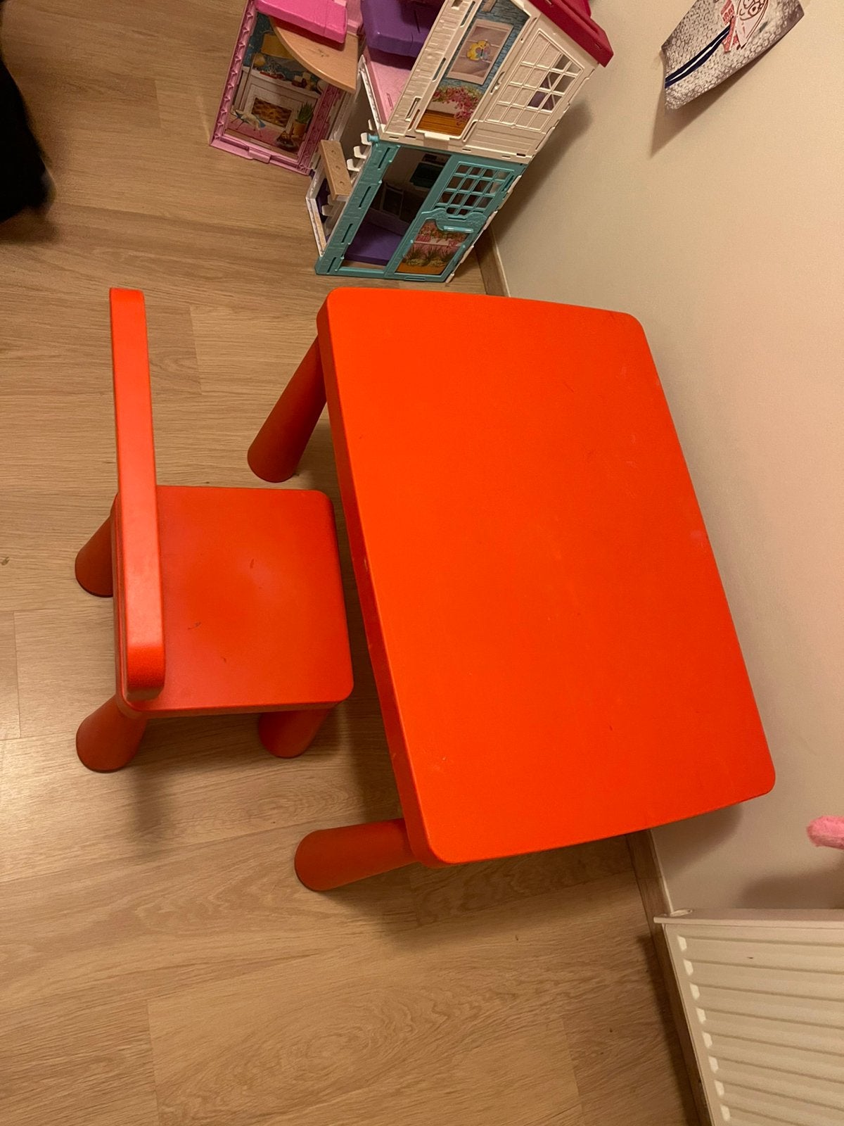 Table, chaise, enfants, Enfants & Bébés, Chambre d'enfant | Tables & Chaises, Enlèvement ou Envoi, Utilisé, Table(s) et Chaise(s)