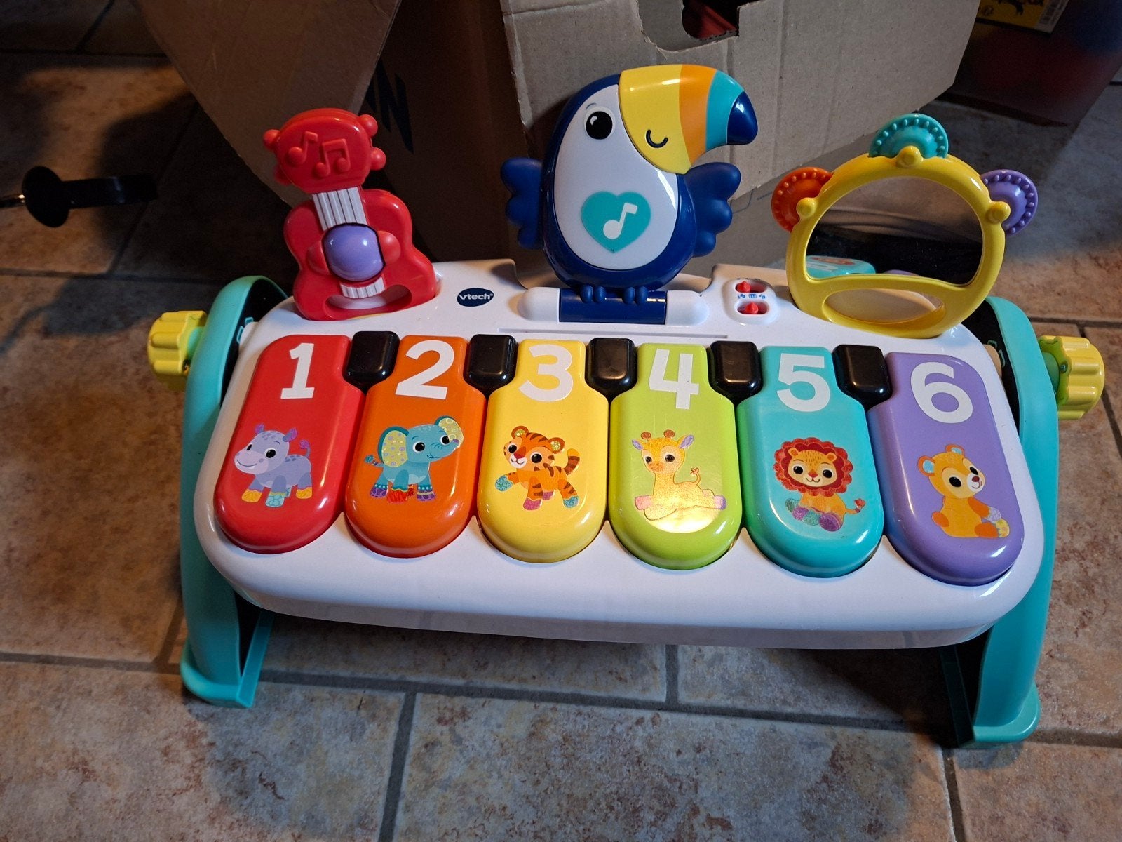 vtech speelgoed, Ophalen