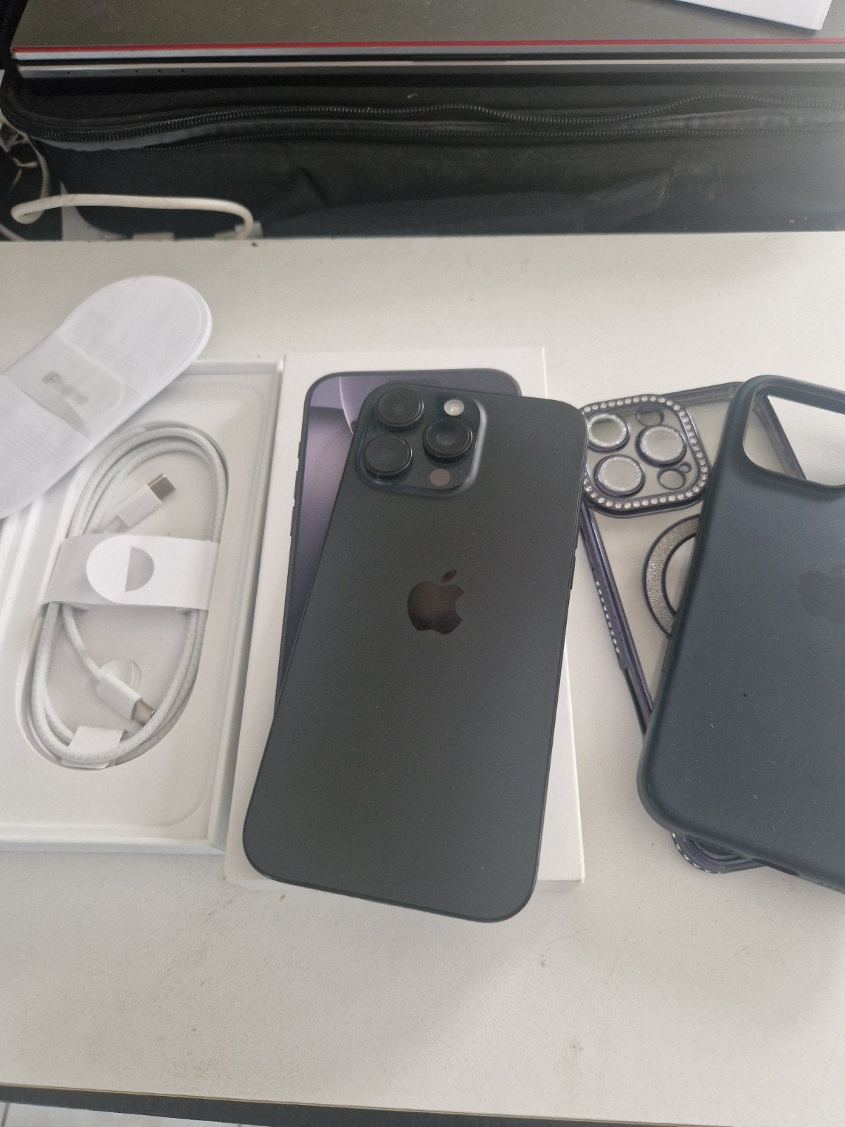 iPhone 16 pro max, Télécoms, Téléphonie mobile | Apple iPhone, Comme neuf, 256 GB, iPhone 16 Pro Max, Noir, Enlèvement