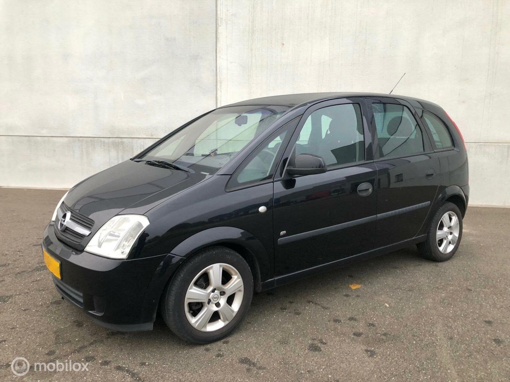 Opel Meriva 1.4-16V 5-Deurs, Auto's, Opel, Voorwielaandrijving, Gebruikt, 4 cilinders, Zwart