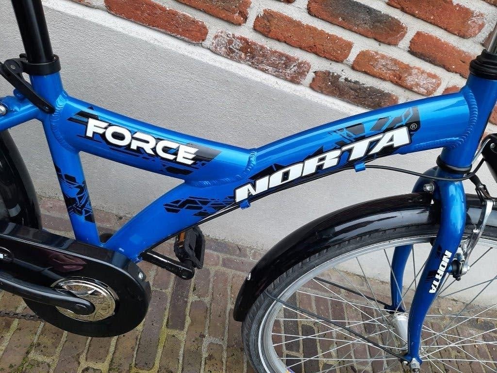 Kinderfiets Norta, Fietsen en Brommers, Ophalen, 20 inch of meer, Zo goed als nieuw, Schijfrem