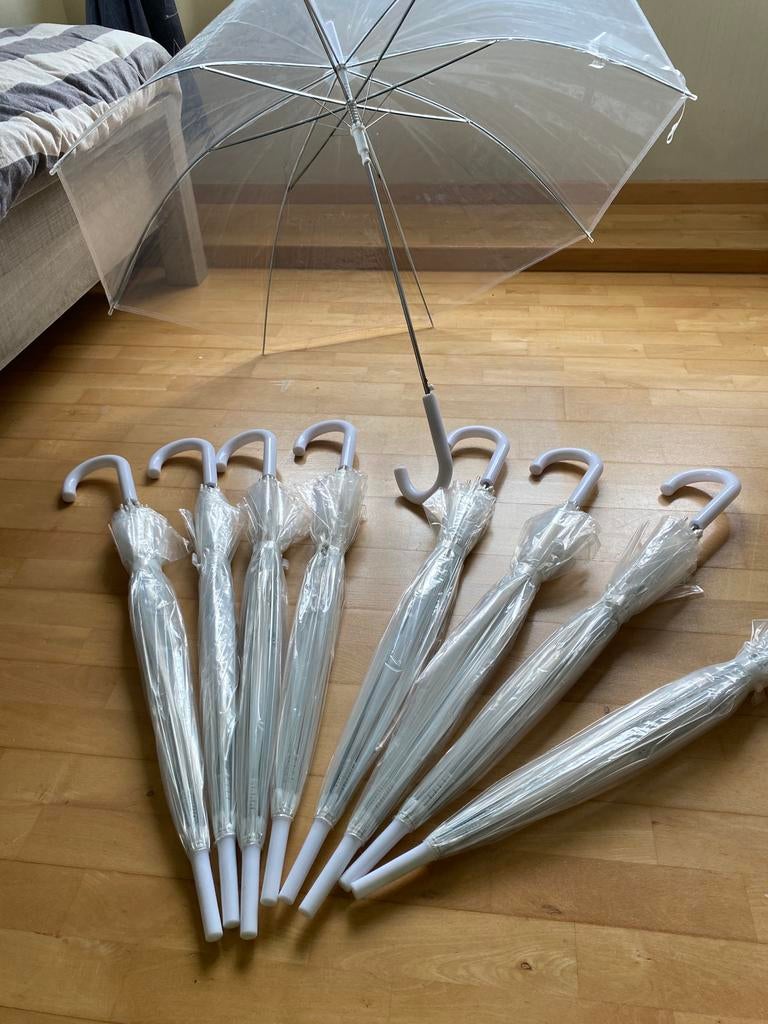 Paraplu’s 9 stuks ideaal voor ceremonie, Ophalen of Verzenden, Zo goed als nieuw