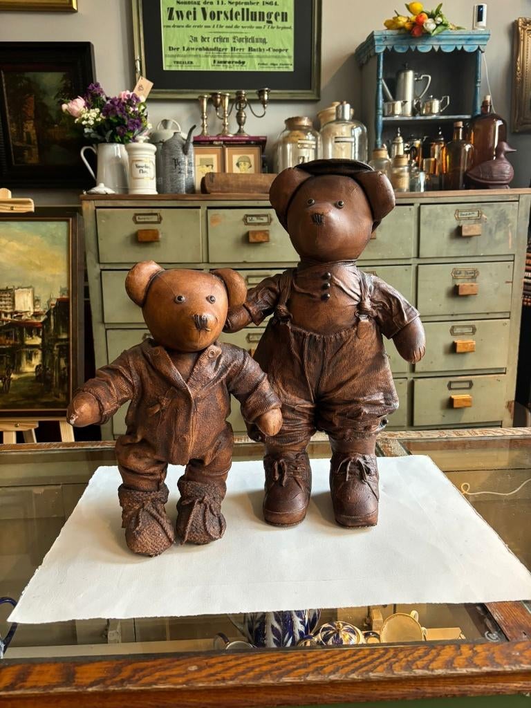 Vintage artist teddybeer – handgemaakt (Engeland), Antiek en Kunst, Ophalen of Verzenden