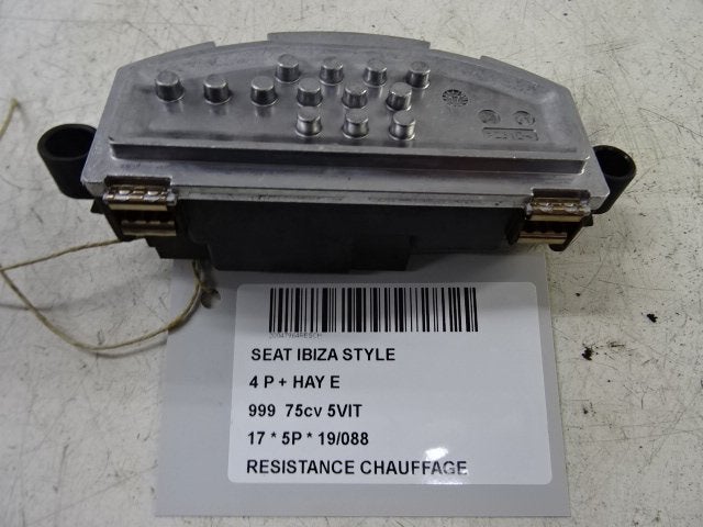 RESISTANCE CHAUFFE Seat Ibiza V (KJB) (2QO907521), Seat Deutschland GmbH, Service@seat.de, Utilisé, Seat