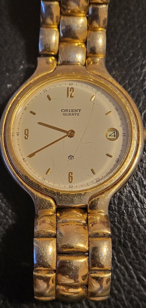 Vintage Orient horloge Werkt perfect, Ophalen, Staal, Polshorloge, 1960 of later