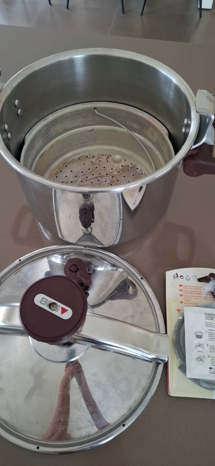Stoomketel 8 l + nieuwe reserve onderdelen, Ophalen