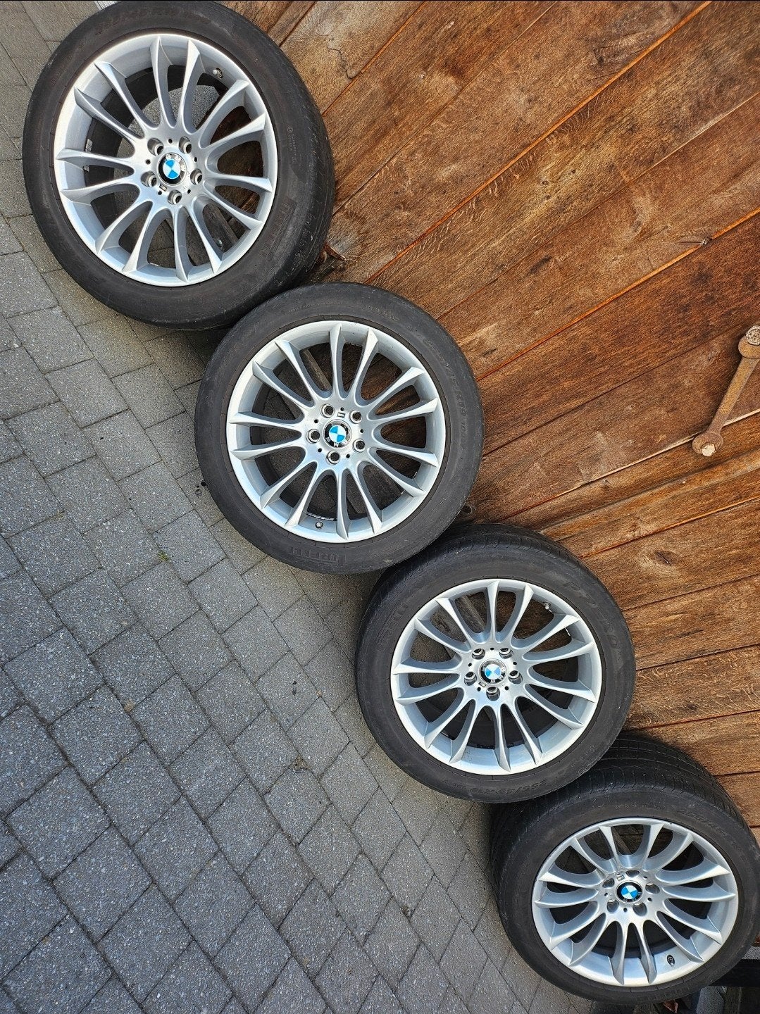 Roues 19 pouces d'origine BMW M
X3 f25 avec capteurs TPMS, Autos : Pièces & Accessoires, Pneus & Jantes, Enlèvement