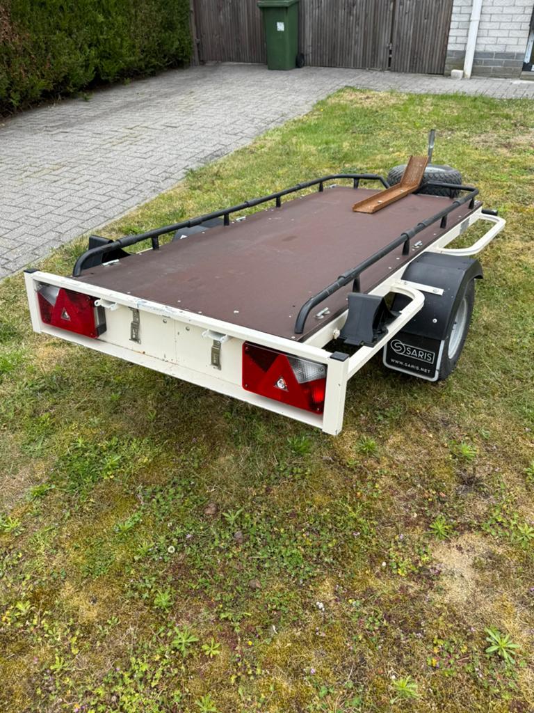 Motoraanhanger., Ophalen, Gebruikt