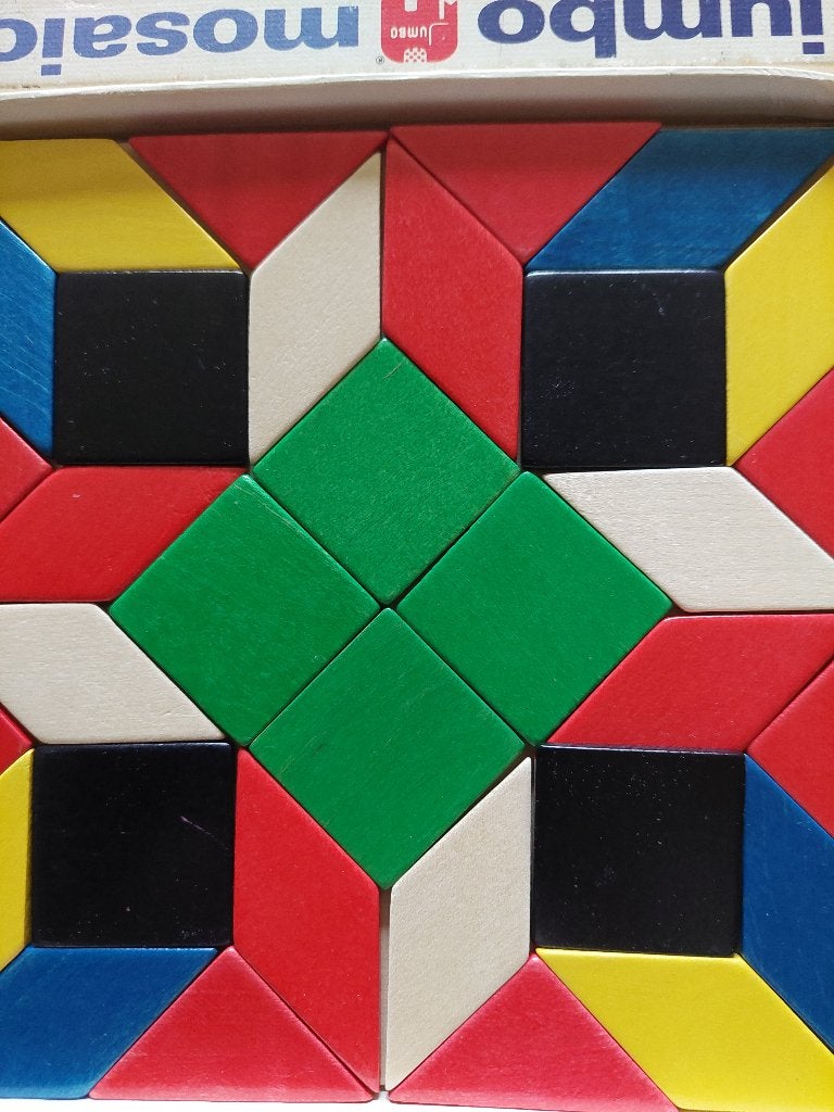 Mosaïque Jumbo, vintage, à partir de 4 ans, Enlèvement ou Envoi, Comme neuf, Puzzles
