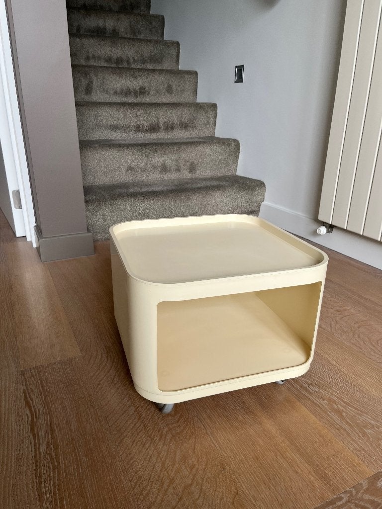 Vintage bedside table - by Anna Castelli for Kartell, Moins de 55 cm, Enlèvement, Utilisé, Moins de 45 cm
