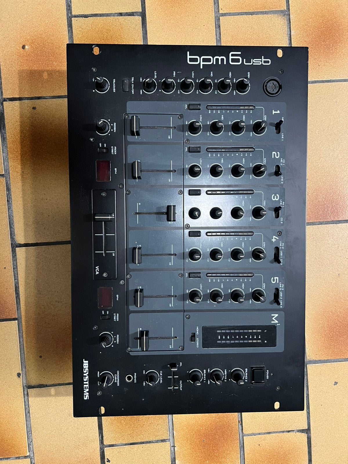 JB Systems BPM 6 usb, Muziek en Instrumenten, Mengpanelen, Ophalen, Zo goed als nieuw
