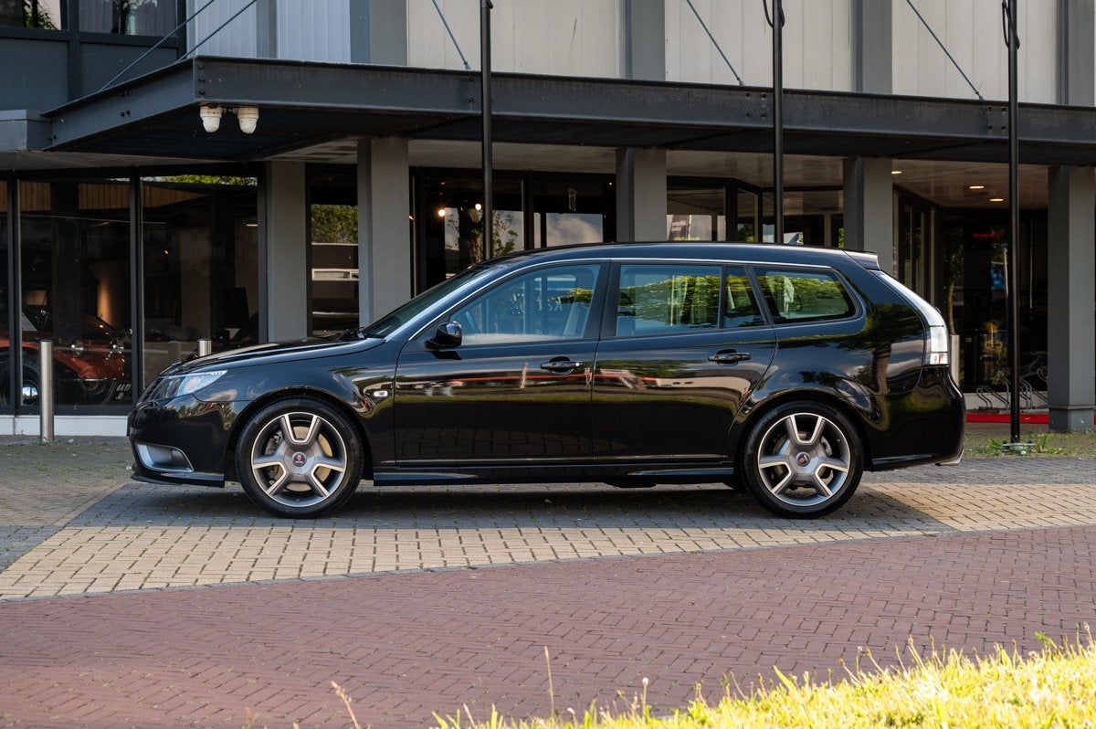 Saab 9-3 Sport Estate 2.8 Turbo X V6 Aero XWD, Autos, Saab, Cuir, Achat, Intérieur cuir, 4 portes