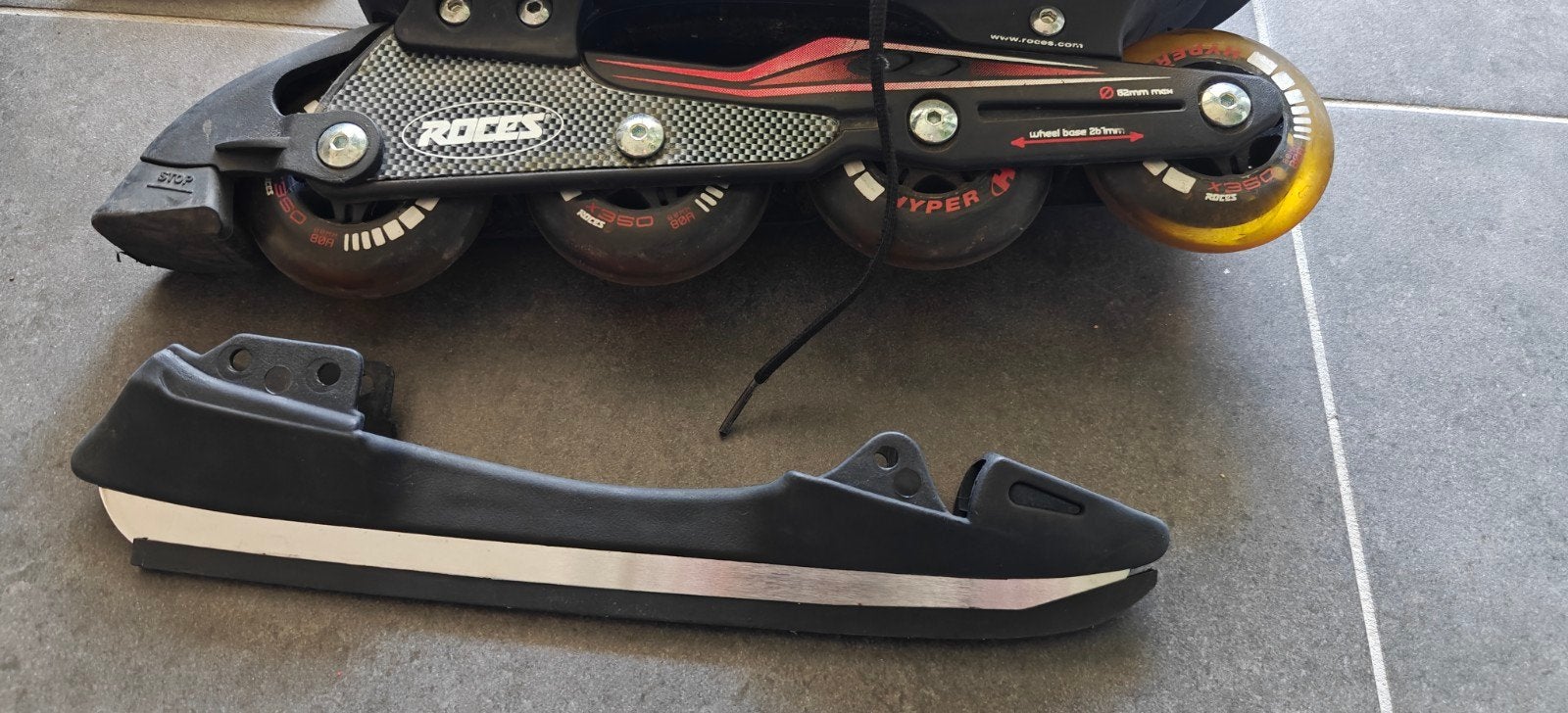 ROCES Rollerblades+ schaatsbladen, EU45, in goede staat, Sport en Fitness, Schaatsen, Ophalen