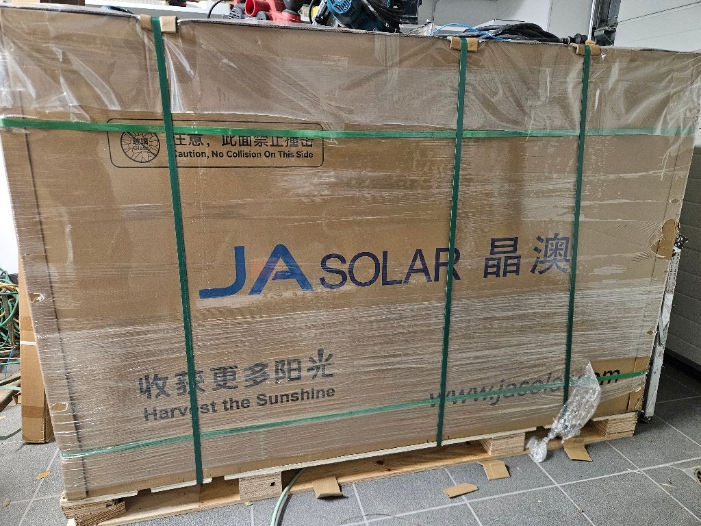 JA Solar 460W zonnepanelen, Doe-het-zelf en Bouw, Ophalen, Nieuw, Paneel, 200 wattpiek of meer