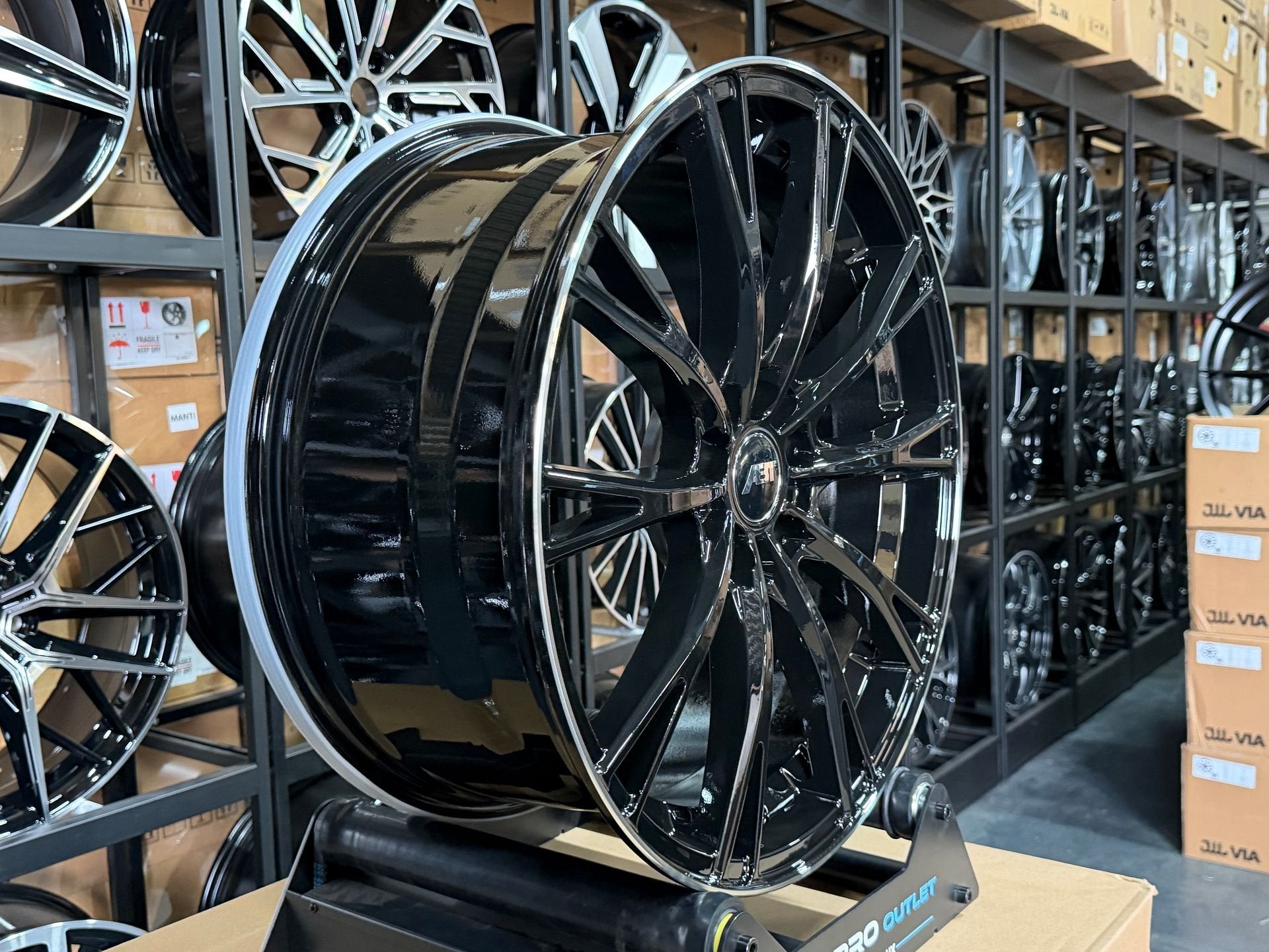 18 inch Audi ABT 5X112 look velgen A3 RS3 A4 Q3 Q5 GOLF 7 8, Auto-onderdelen, Velg(en), -, -, Nieuw