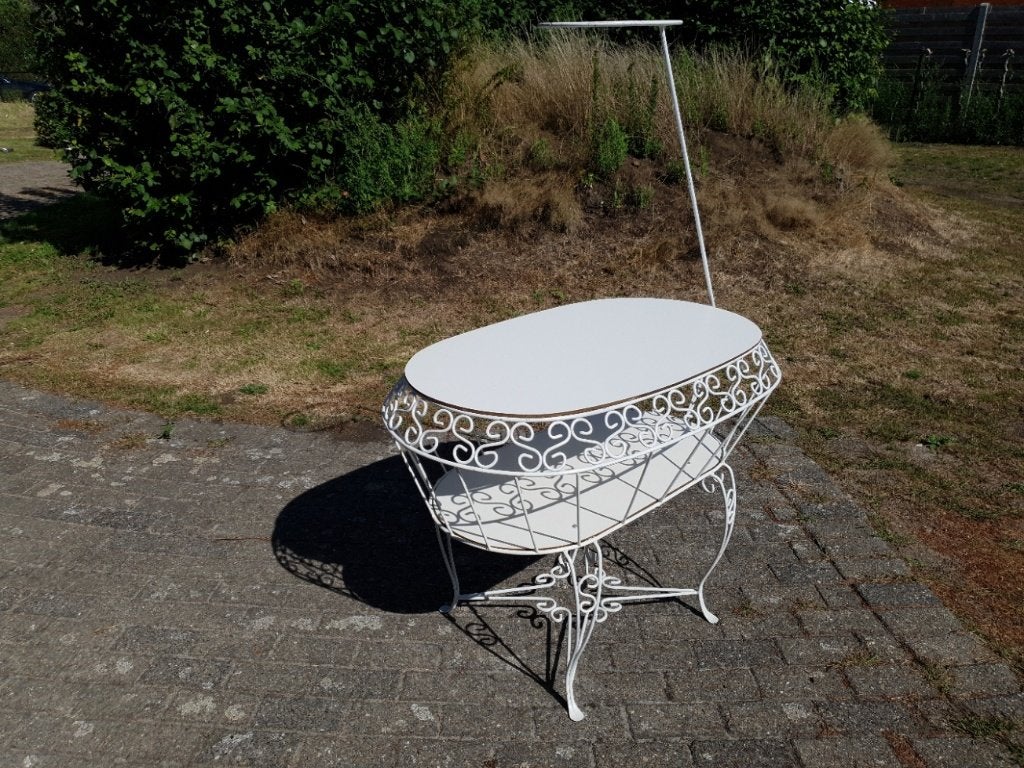Berceau pour bébé en fer métallique complet avec voiles et u, Enlèvement, Comme neuf, Berceau