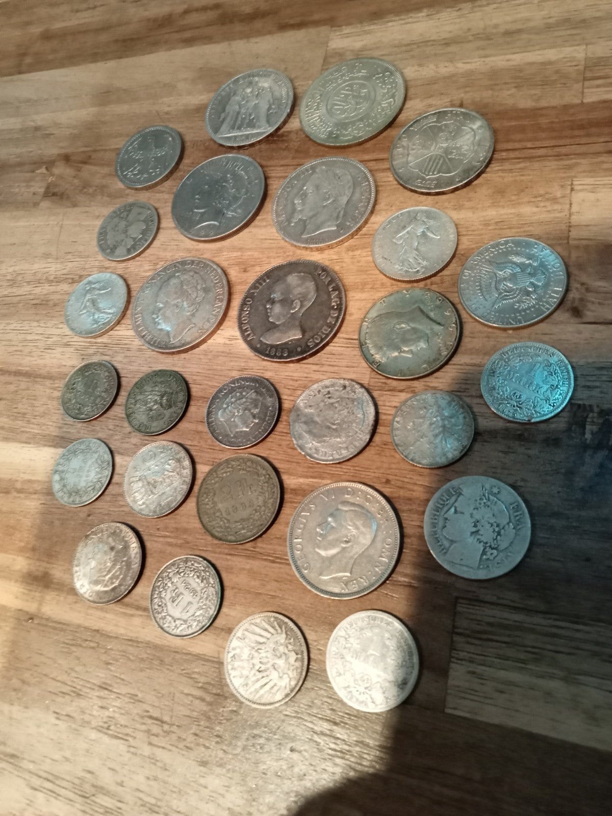 Zilveren munten collectie, Postzegels en Munten, Ophalen of Verzenden, Munten