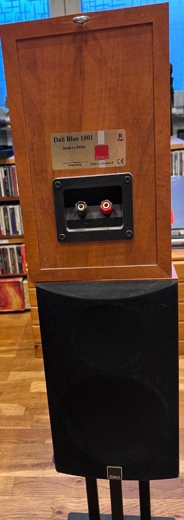 Enceintes bibliothèque audiophiles - DALI Blue 100, TV, Hi-fi & Vidéo, Enceinte d'étagère, 60 à 120 watts, Comme neuf, Enlèvement