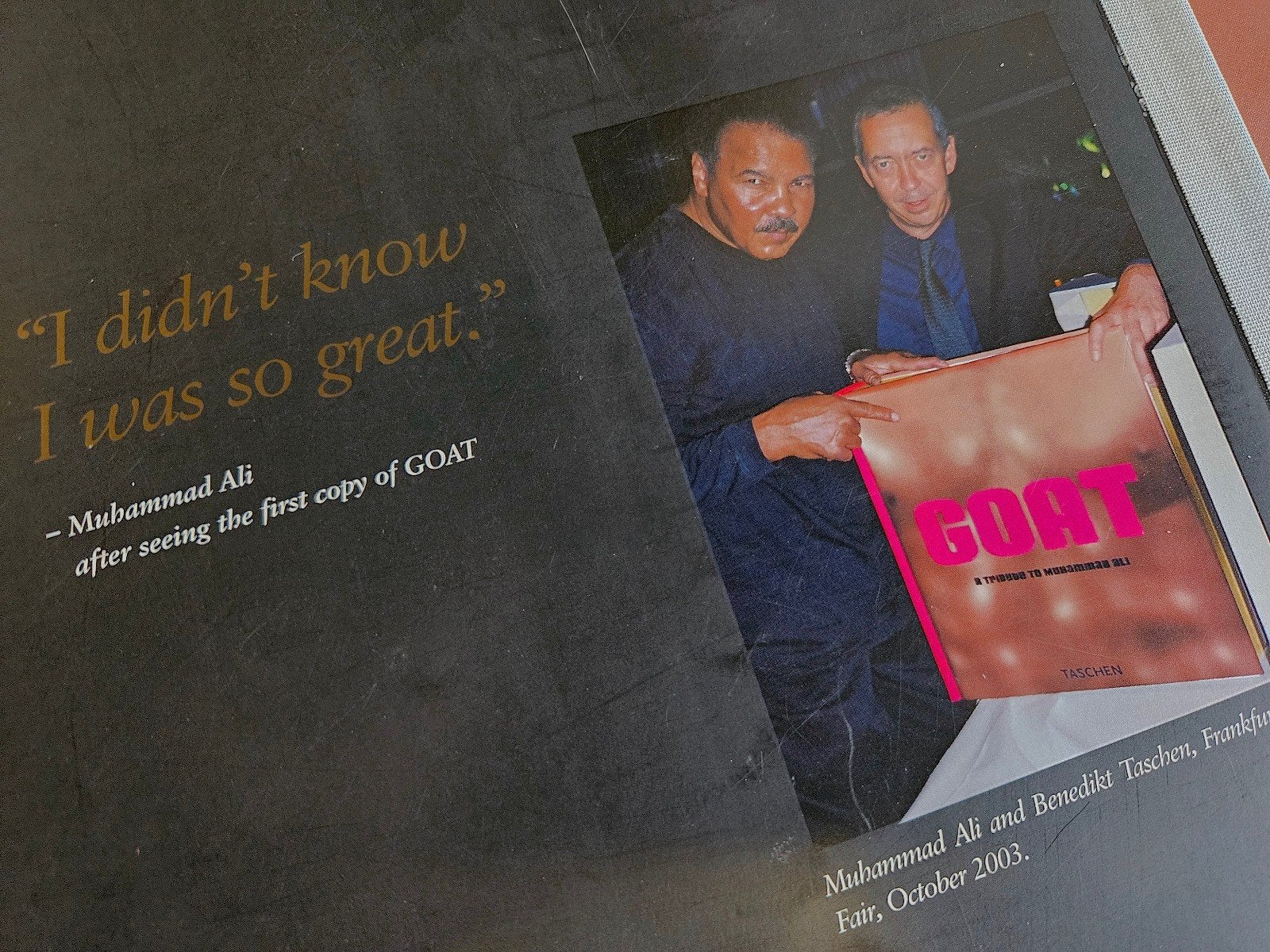 unieke boek muhammad ali, Ophalen, Balsport
