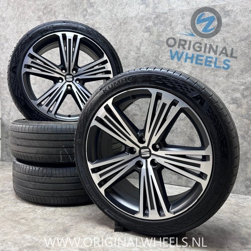 20 inch originele velgen + zomerbanden Seat Tarraco, Auto-onderdelen, Gebruikt, -, -, Banden en Velgen