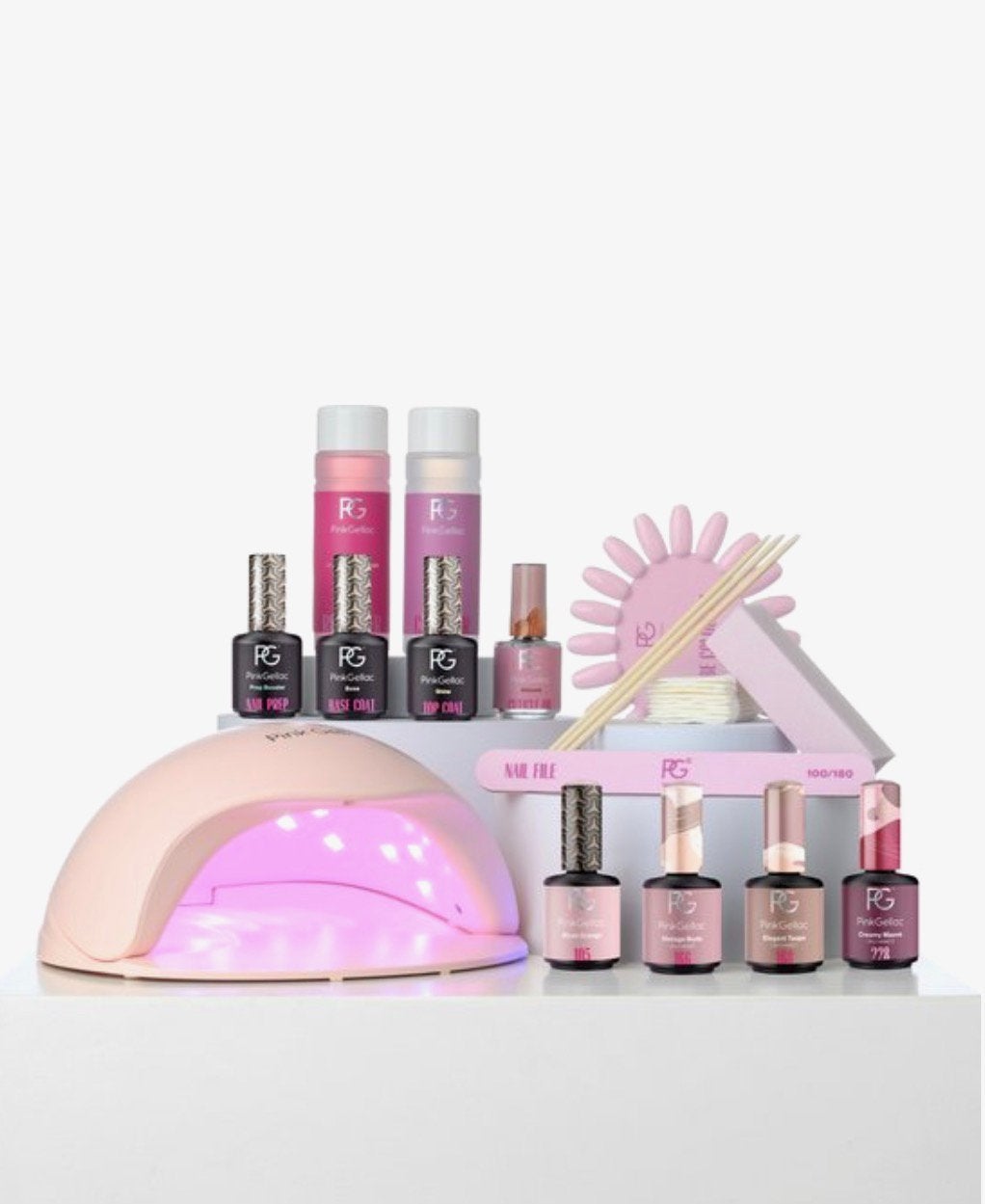 Pink gellac starterspakket Premium, Enlèvement ou Envoi, Comme neuf, Mains et Ongles