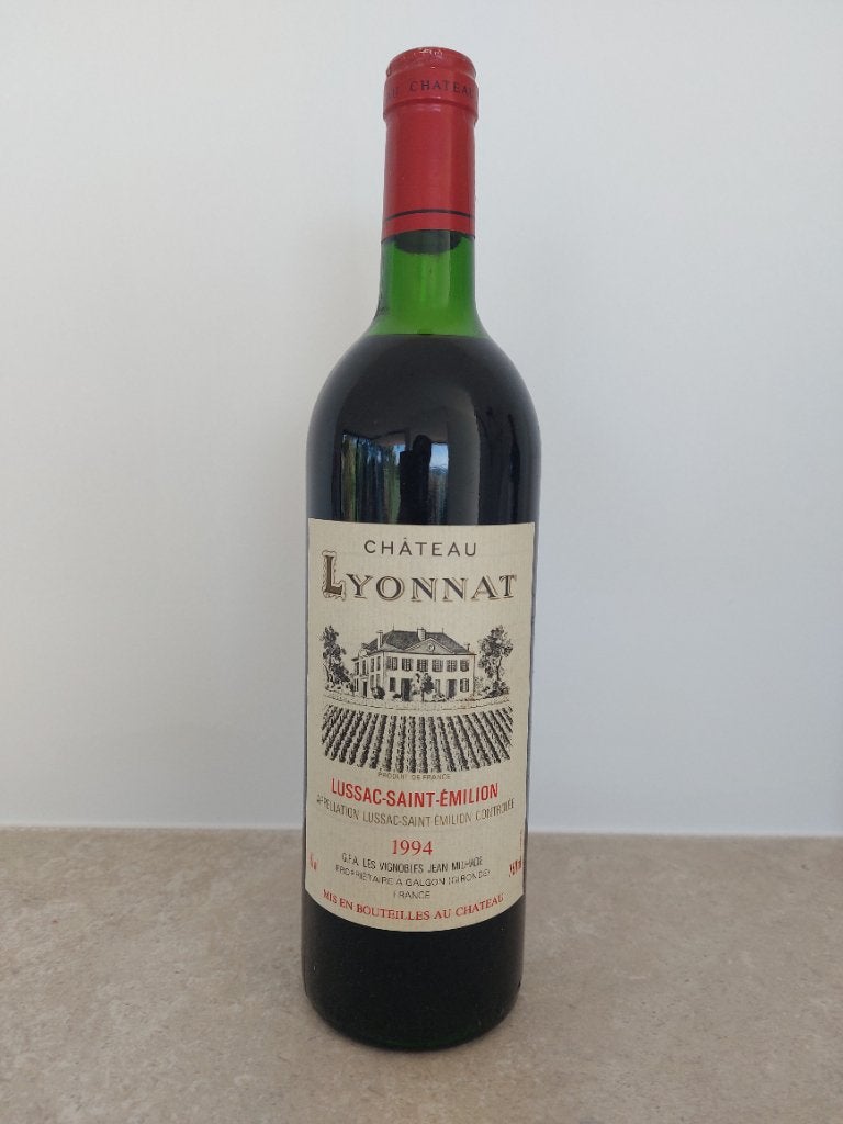 Vin de Lussac-Saint-Émilion 1994, Pleine, Enlèvement, Vin rouge, France