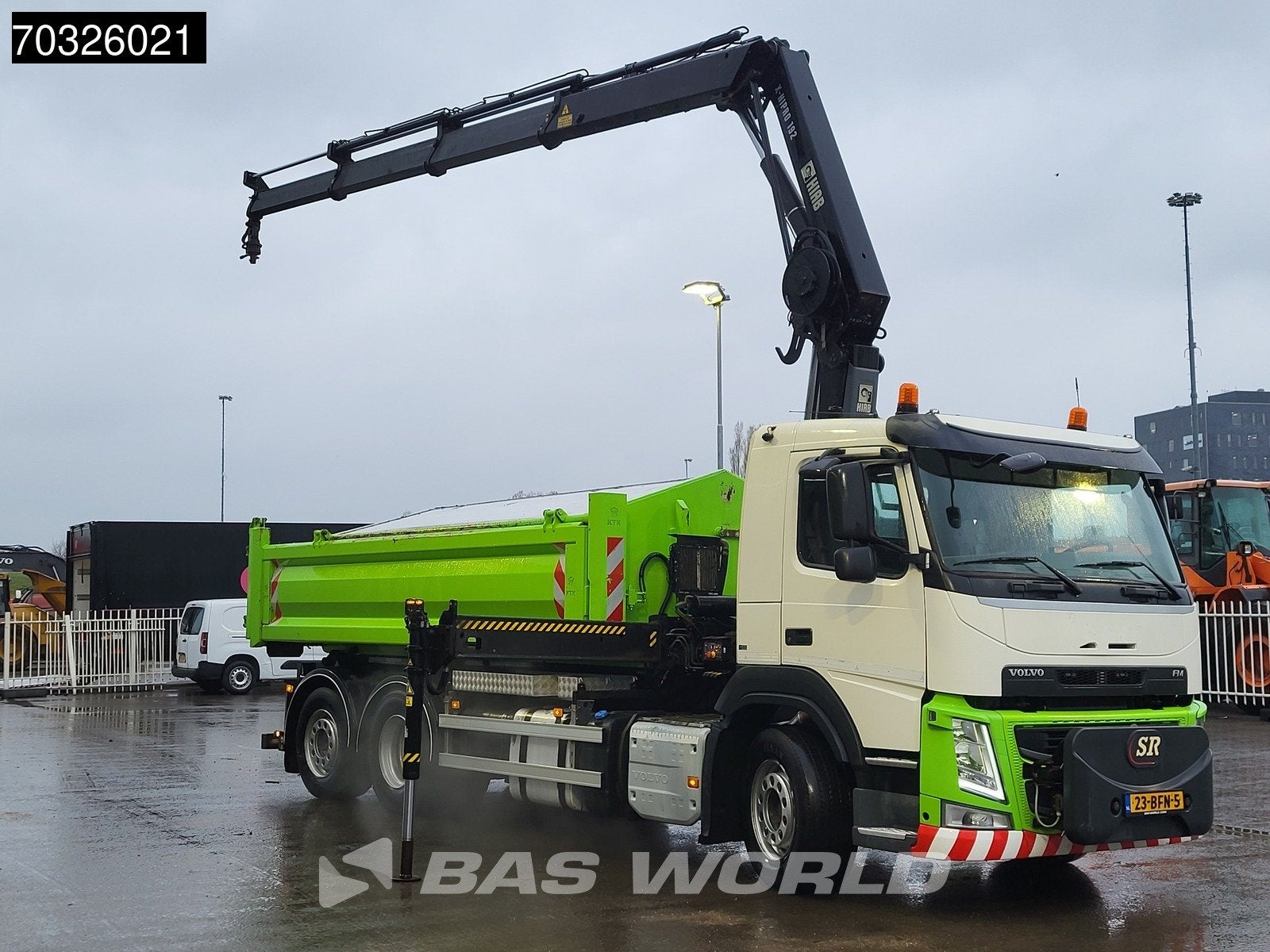 Volvo FM 330 6X2 HIAB X-HIPRO 192 E-3 Kran Crane Transcom Li, Achat, Euro 6, Entreprise, Diesel