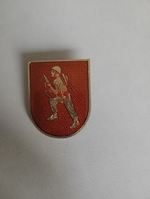 Oude A.B.L. Borstzakhanger, Ophalen of Verzenden, Landmacht, Embleem of Badge