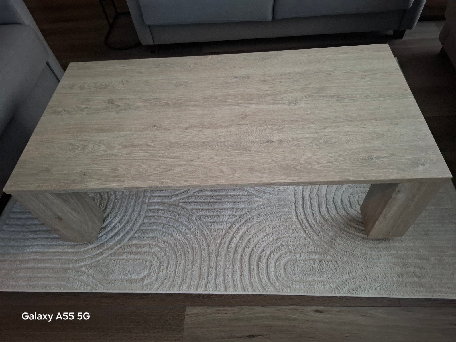 Salontafel, Ophalen, Eikenhout