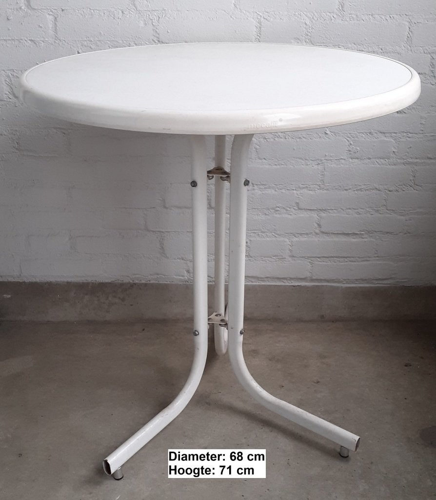 Tafel (inklapbaar), Ophalen, Gebruikt, Rond