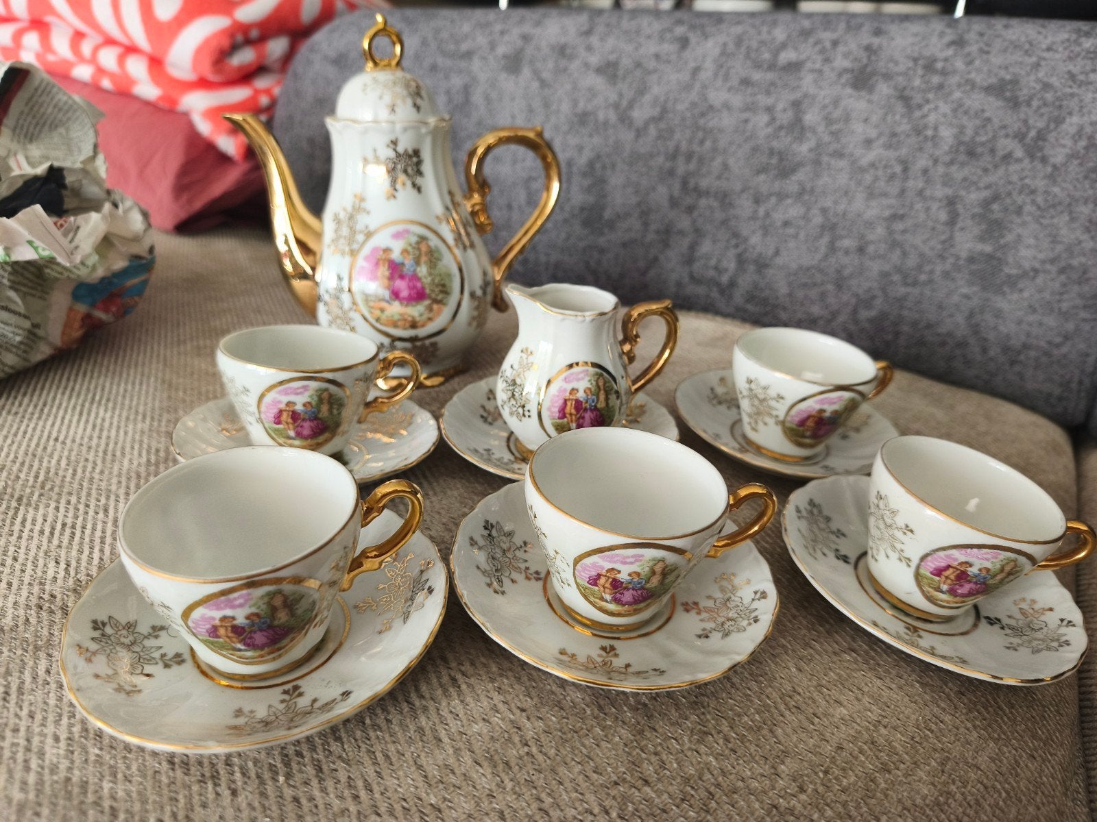 Vintage Porseleinen Koffieservies / Theeservies, Ophalen