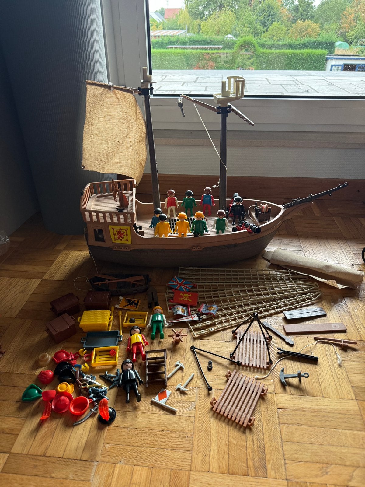 Playmobil Vintage Pirate Ship, Ophalen of Verzenden, Gebruikt, Complete set, Boot/Schip
