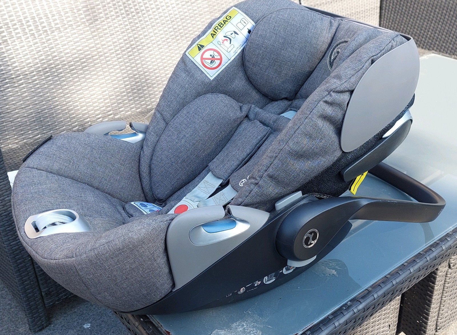 Autostoel Cybex Cloud Z, Kinderen en Baby's, Autogordel of Isofix, Gebruikt, 0 t/m 13 kg, Slaapstand