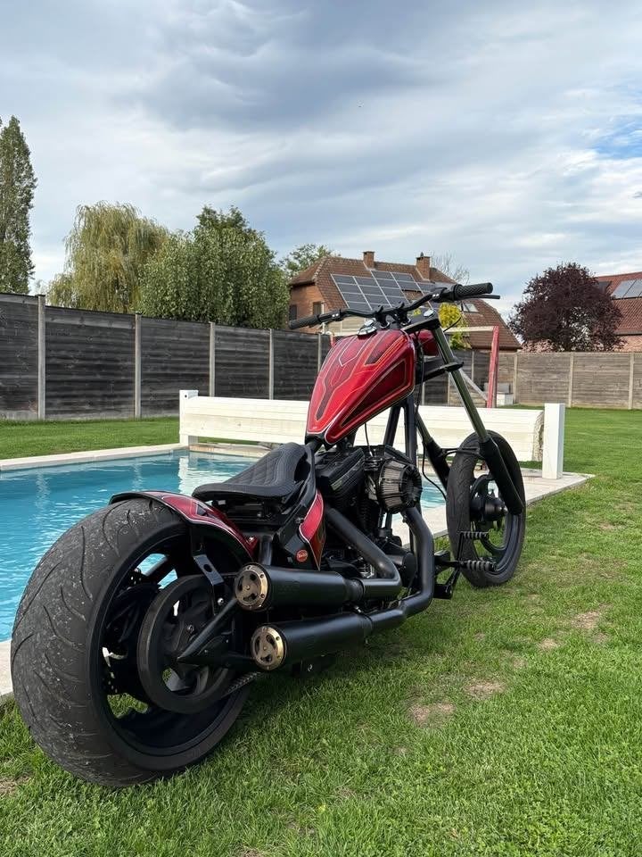 HD Highneck, Motoren, 2 cilinders, Sportuitlaat, Occasion, 1340 cc
