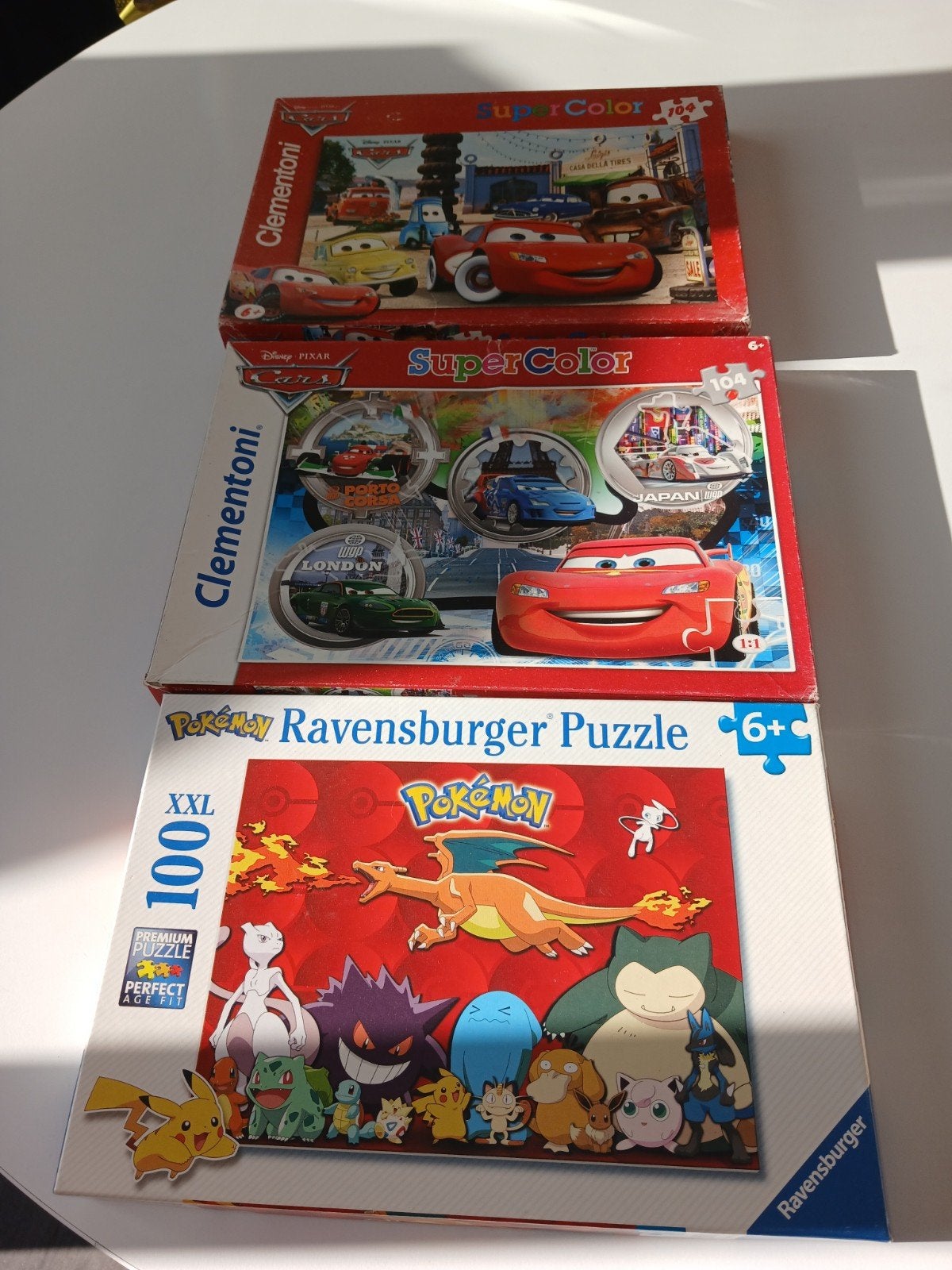 puzzels cars, pokemon 6 jaar, Ophalen, Zo goed als nieuw