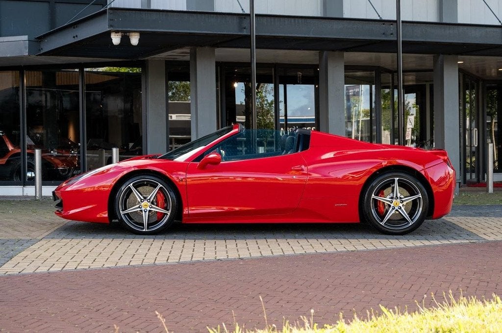 Ferrari 458 4.5 V8 SPIDER HELE (bj 2013, automaat), Auto's, Automaat, Euro 5, Gebruikt, Overige kleuren