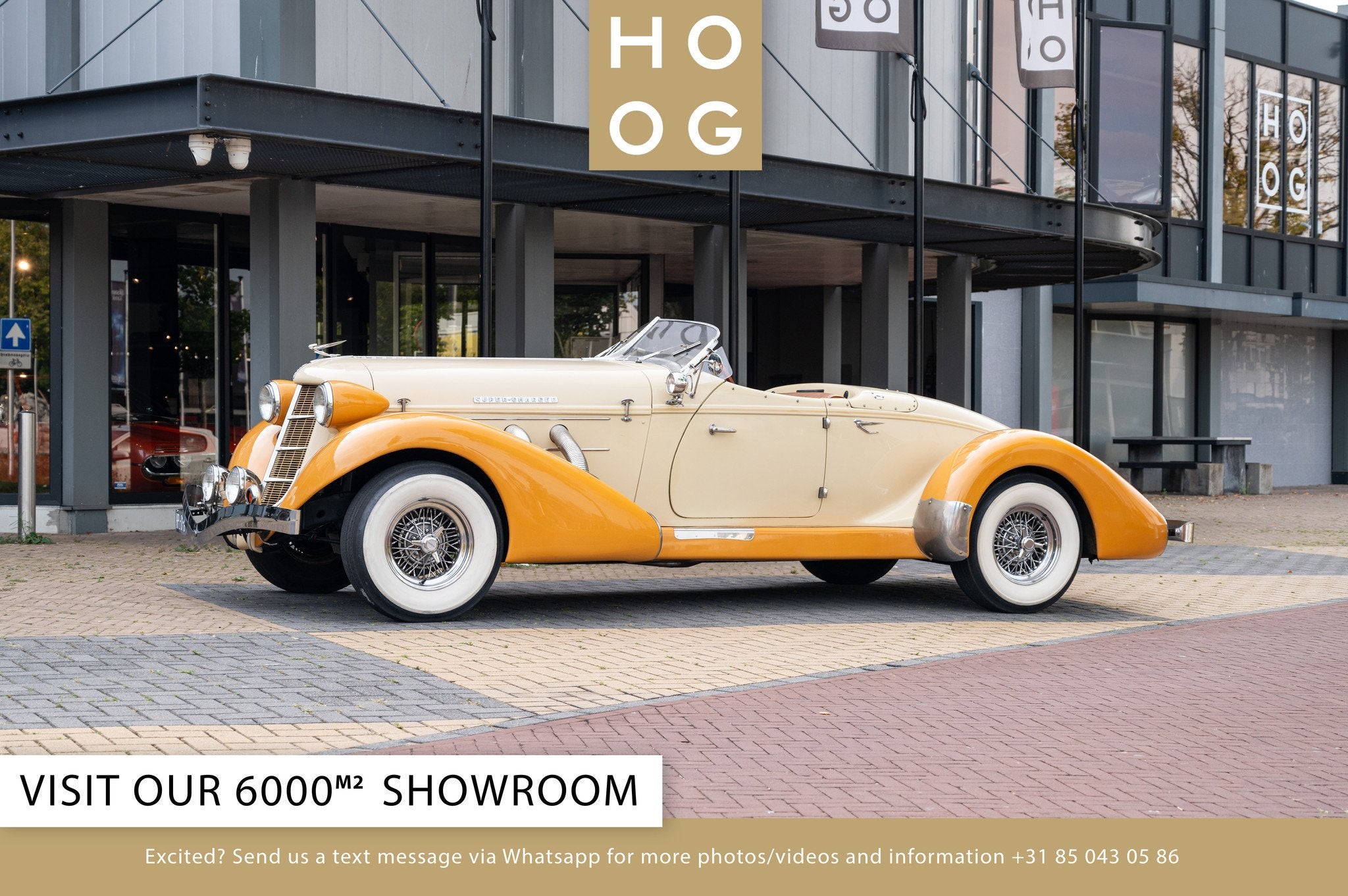 Auburn Speedster Supercharged (automatique), Autos, Cuir, Achat, Carnet d'entretien, Automatique