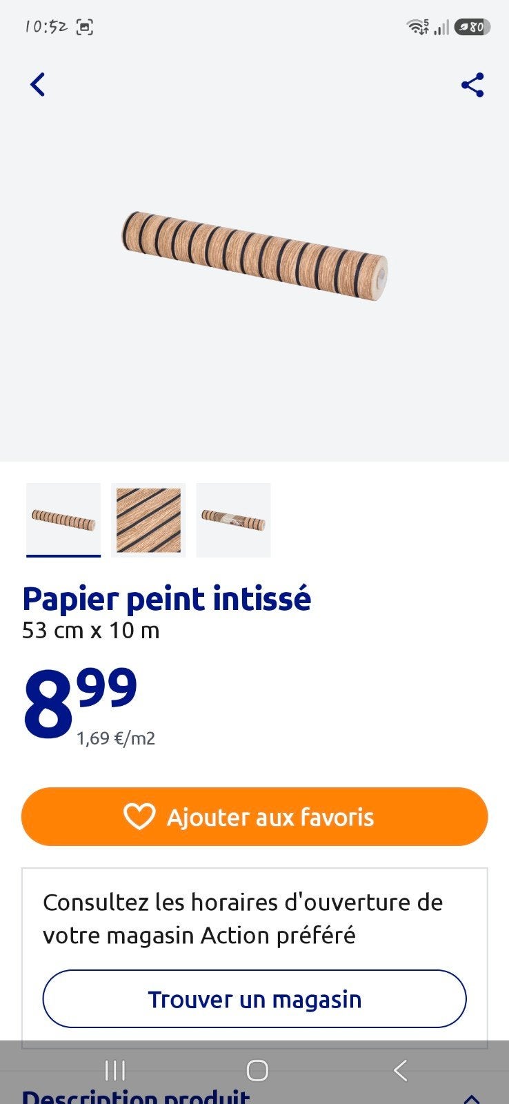 Papier peint, Maison & Meubles, Enlèvement