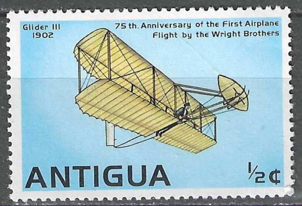 Antigua 1978 - Yvert 484 - Wright Brothers (PF), Envoi, Non oblitéré
