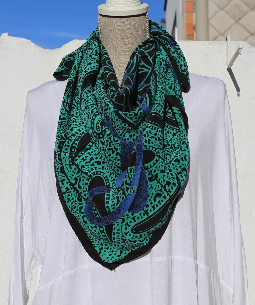 Zeer mooie zijden sjaal, Ophalen of Verzenden