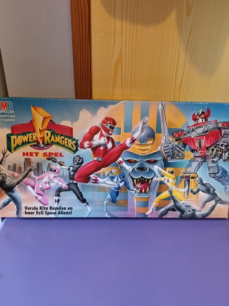 Vintage spel: power rangers., Ophalen of Verzenden, Gebruikt