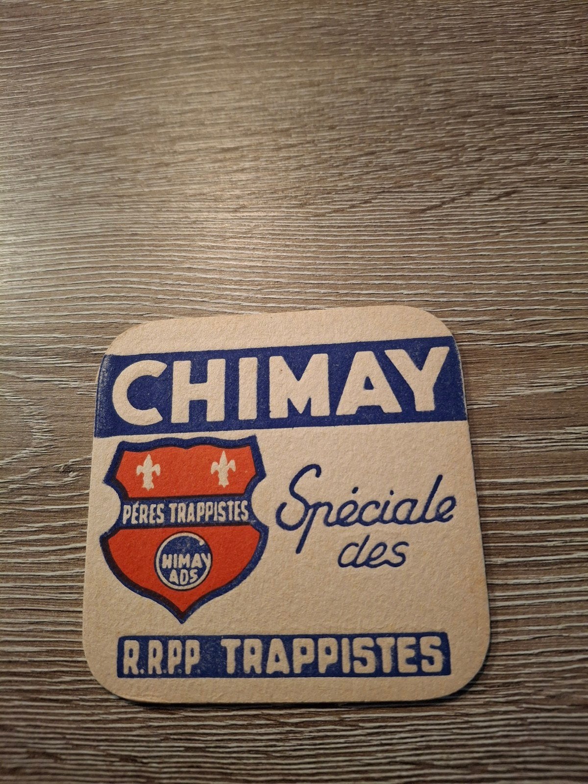 oud bierviltje chimay trappist, Ophalen of Verzenden