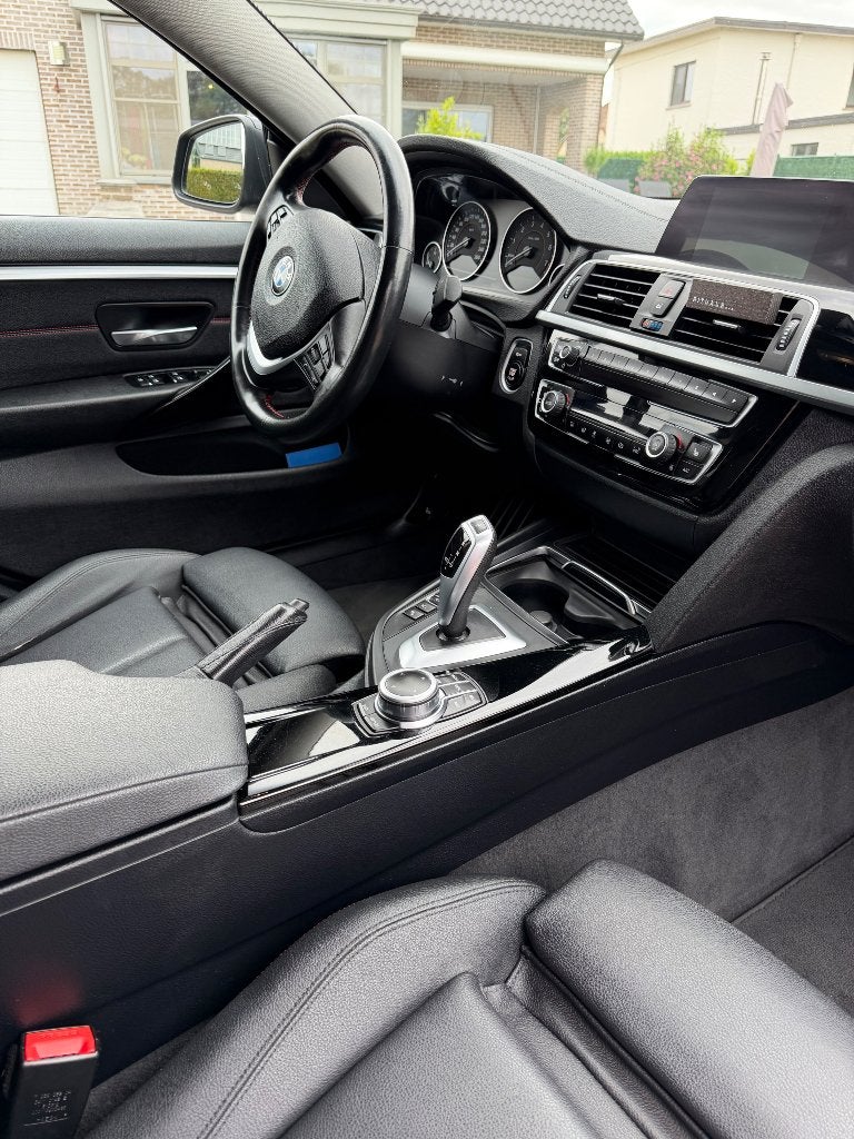 BMW 418i Gran Coupé sport line, Auto's, Achterwielaandrijving, Multifunctioneel stuurwiel, Zwart, 5 zetels
