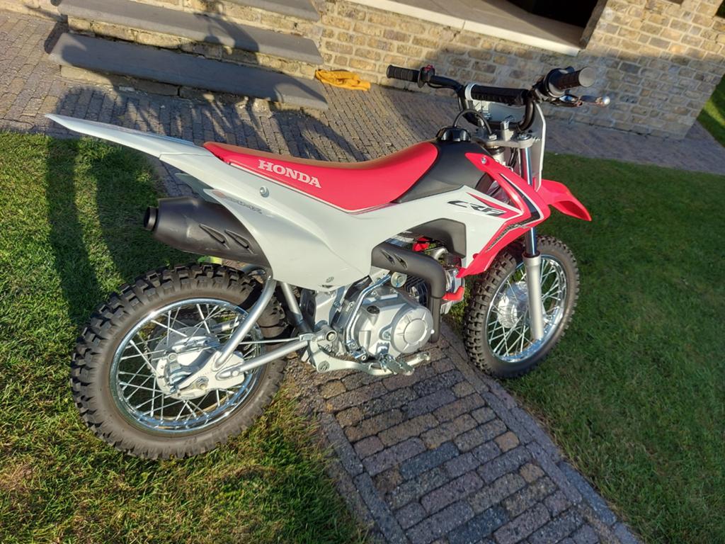 Honda crf 110cc nieuwe staat 4 vit zonder koppeling, Motoren, Motoren | Honda, Particulier, Gebruikt