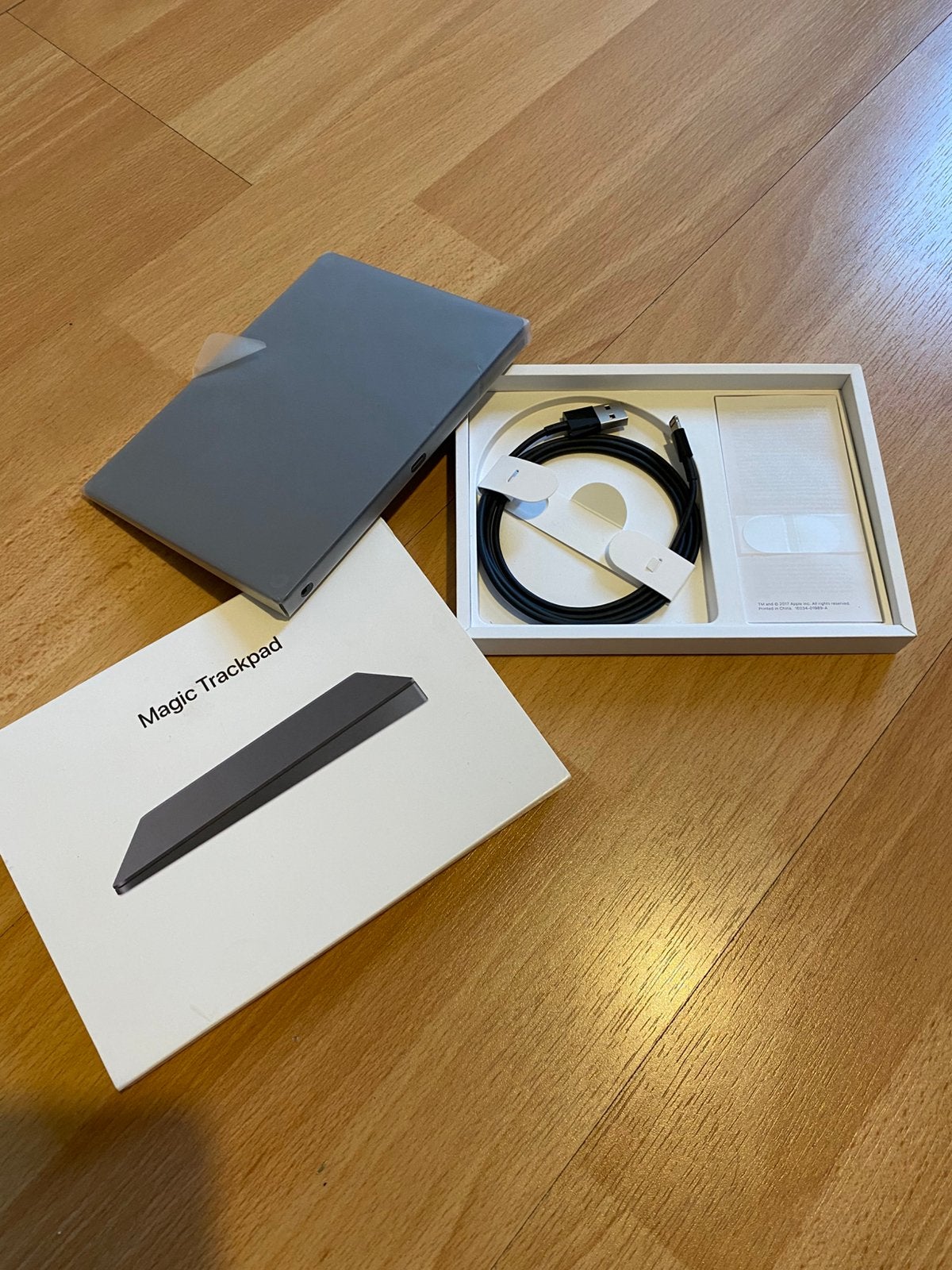 Apple magic trackpad 2 zwart, Ophalen, Zo goed als nieuw, Draadloos, Trackpad