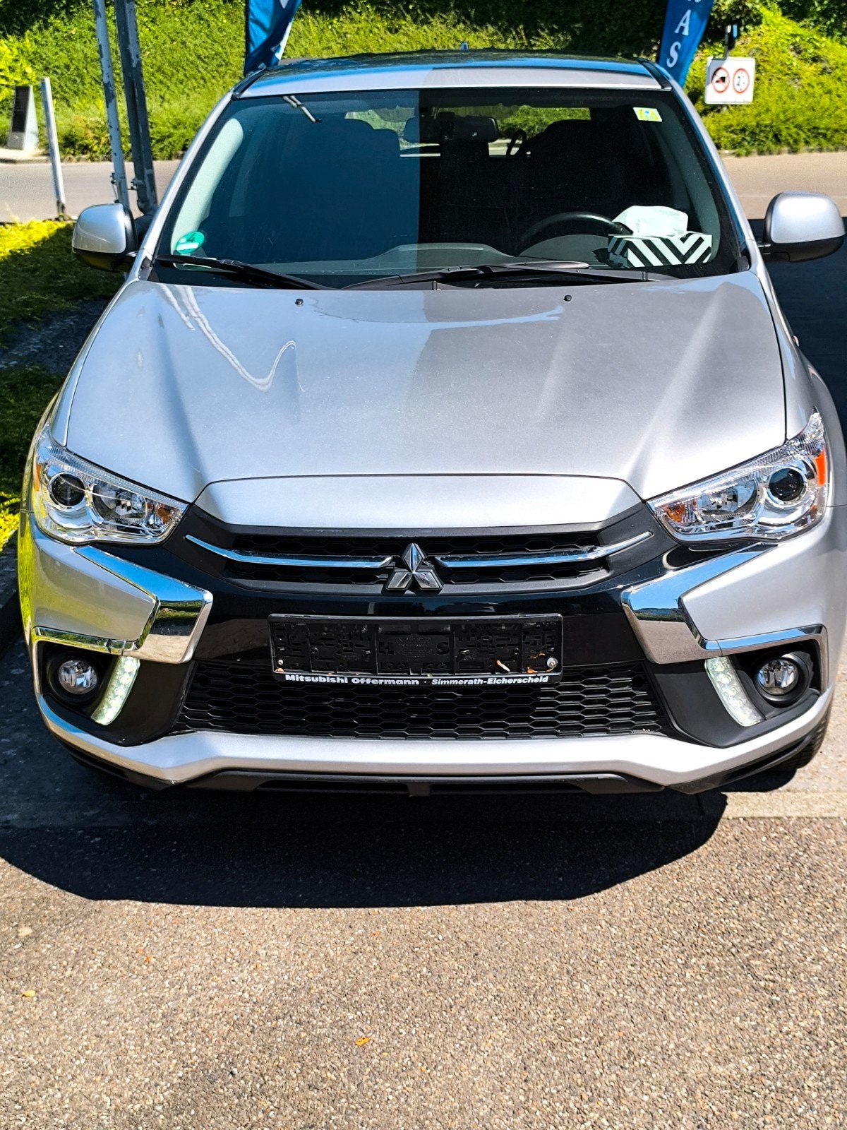 Mitsubishi ASX bij 2018, Benzine,61000km, Heel netjes auto, Voorwielaandrijving, Stof, Handgeschakeld, 5 deurs