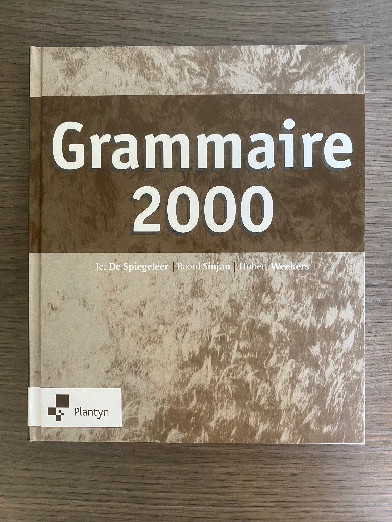Grammaire 2000, ASO, Ophalen of Verzenden, Zo goed als nieuw, Frans