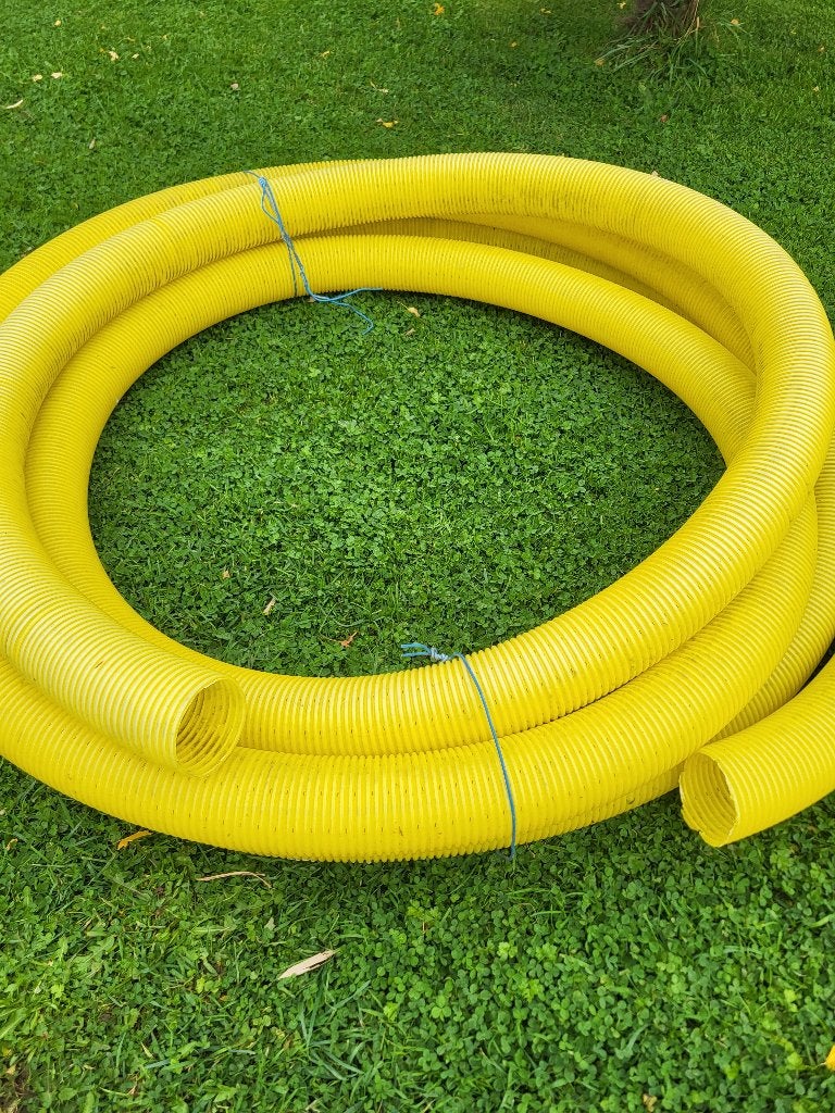 Drain 15m  dia 100mm, Bricolage & Construction, PVC, Comme neuf, Enlèvement, Évacuation